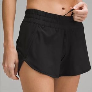 Lululemon black track that shorts